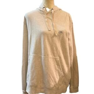 Billabong Light gray  Pullover Hoodie Surf Skate Recycler Sweatshirt Size M